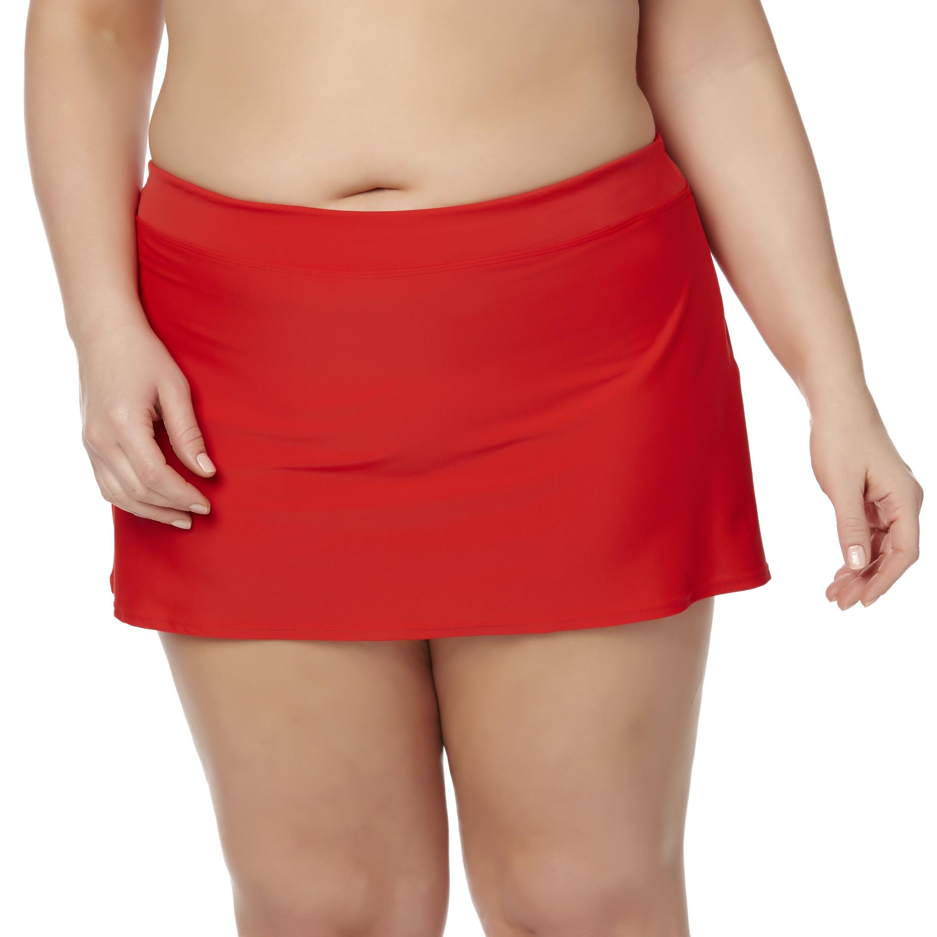 Basic Editions Women's Plus Swim Skirt | Shop Your Way: Online Shopping