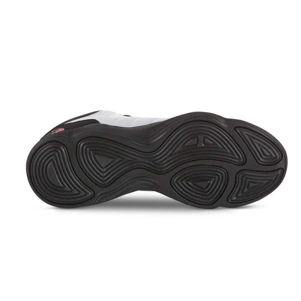 Shaq Men's Three-Point White/Black High-Top Basketball Shoe