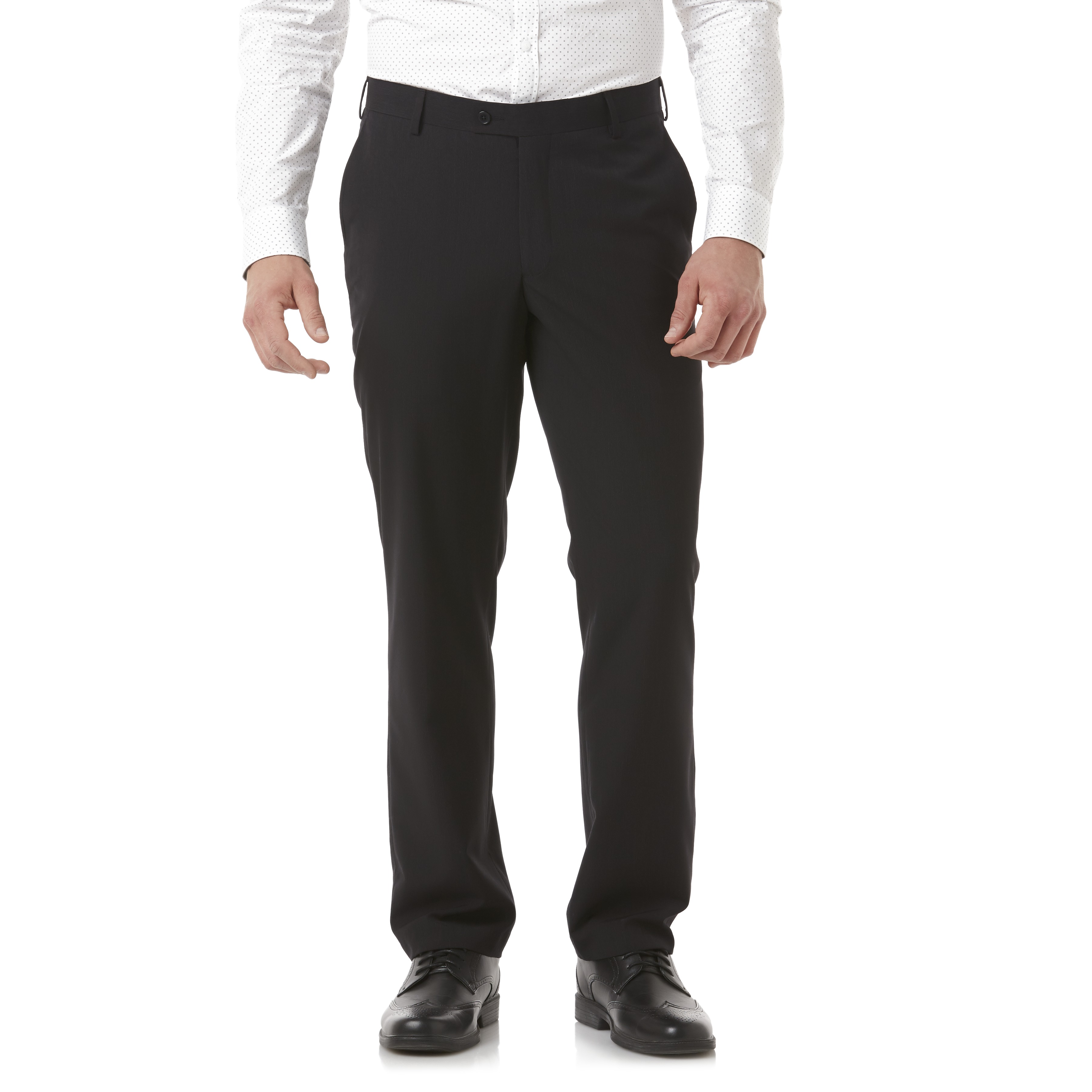Arrow Men's Modern Fit Dress Pants - Black | Shop Your Way: Online ...