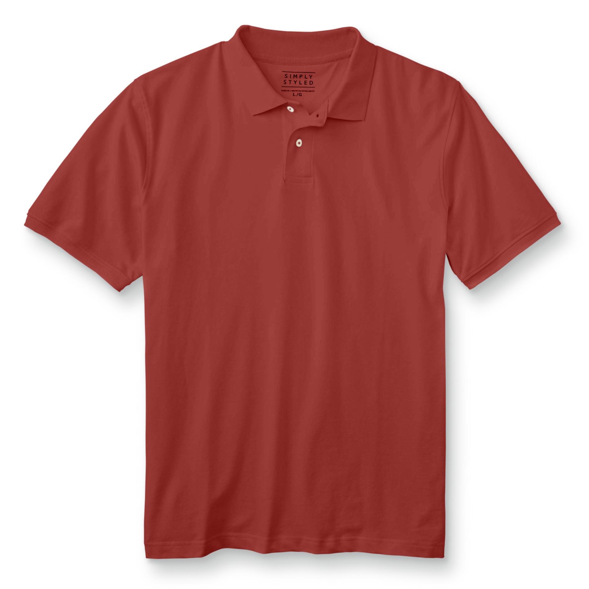 Simply Styled Men's Big & Tall Pique Polo Shirt
