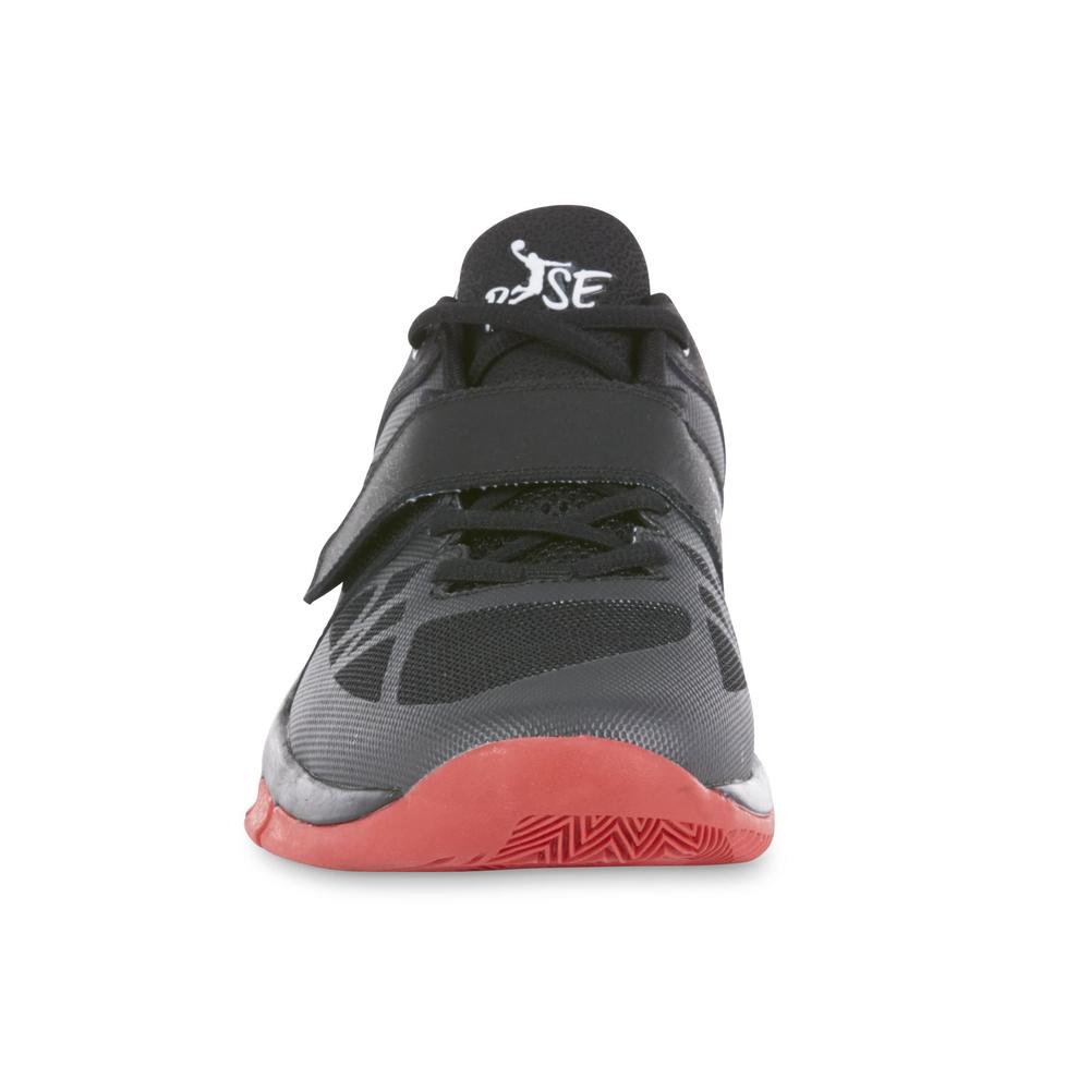 Risewear Men's Halo 720 Low Basketball Shoe - Black/Red