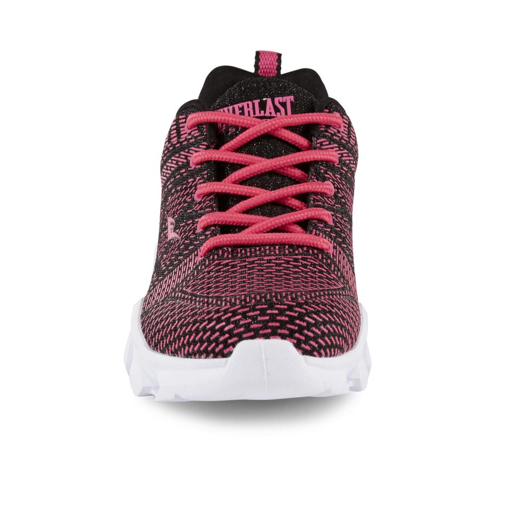 Everlast&reg; Sport Girls' Belize Light-Up Sneaker - Black/Pink