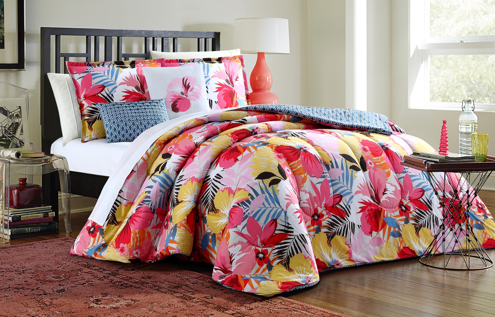 Essential Home Alana Comforter Set - Floral