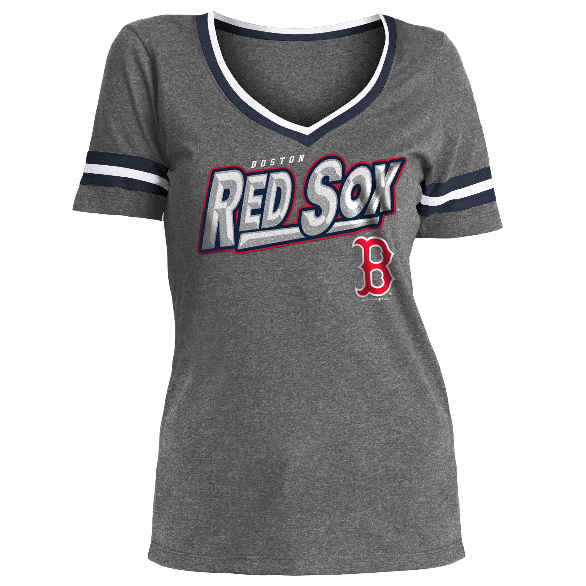 MLB Women’s V-Neck T-Shirt - Boston Red Sox, Size: Small MLB Women’s V-Neck T-Shirt - Boston Red Sox, Size: Small