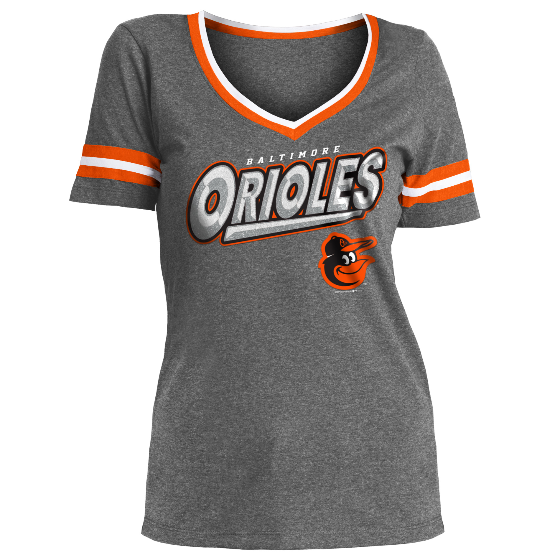 MLB Women’s V-Neck T-Shirt - Baltimore Orioles, Size: Small MLB Women’s V-Neck T-Shirt - Baltimore Orioles, Size: Small