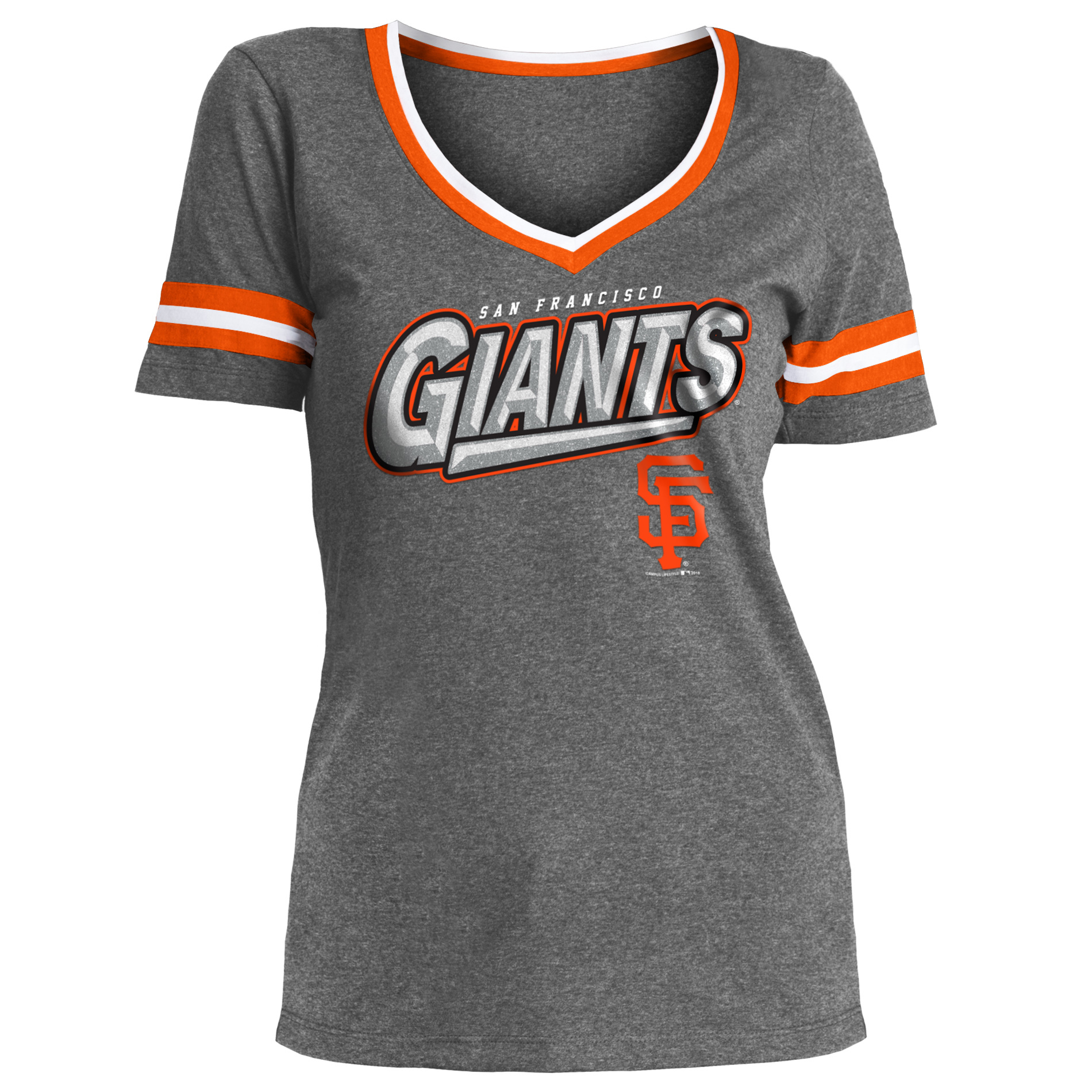MLB Women’s V-Neck T-Shirt - San Francisco Giants, Size: Small MLB Women’s V-Neck T-Shirt - San Francisco Giants, Size: Small