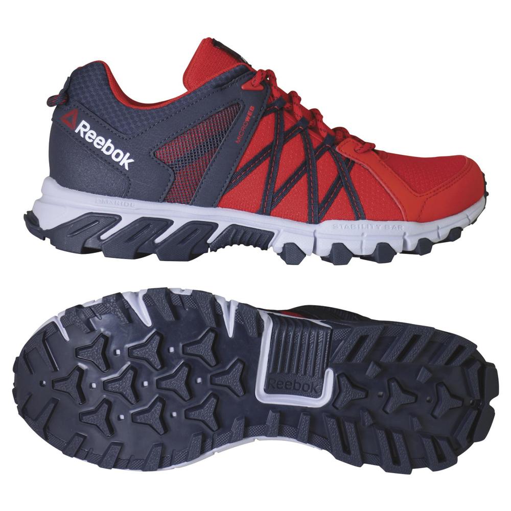 Reebok Men's Trail Grip Red/Navy Running Shoe