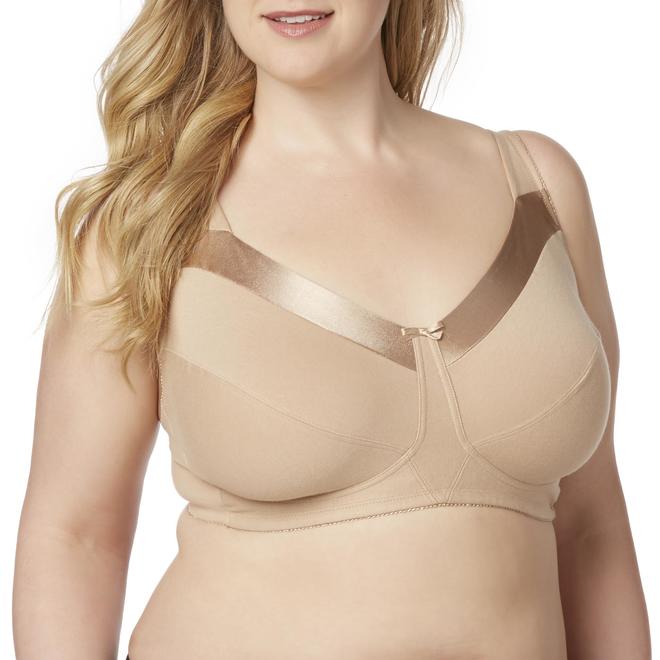 Pink K Women's Full Figure Soft Cup Bra