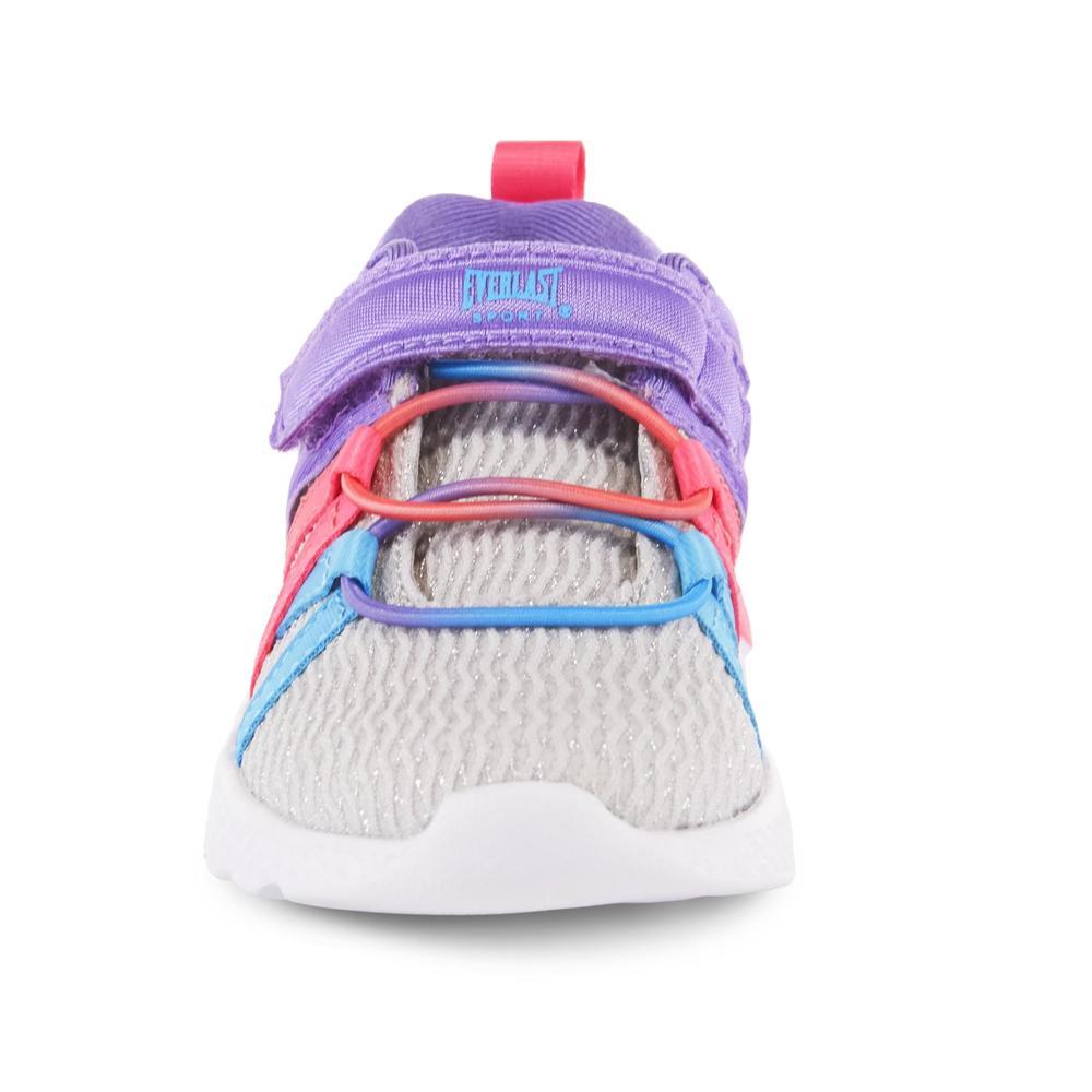 Everlast&reg; Sport Toddler Girls' Jade Sneaker - Gray/Purple/Pink