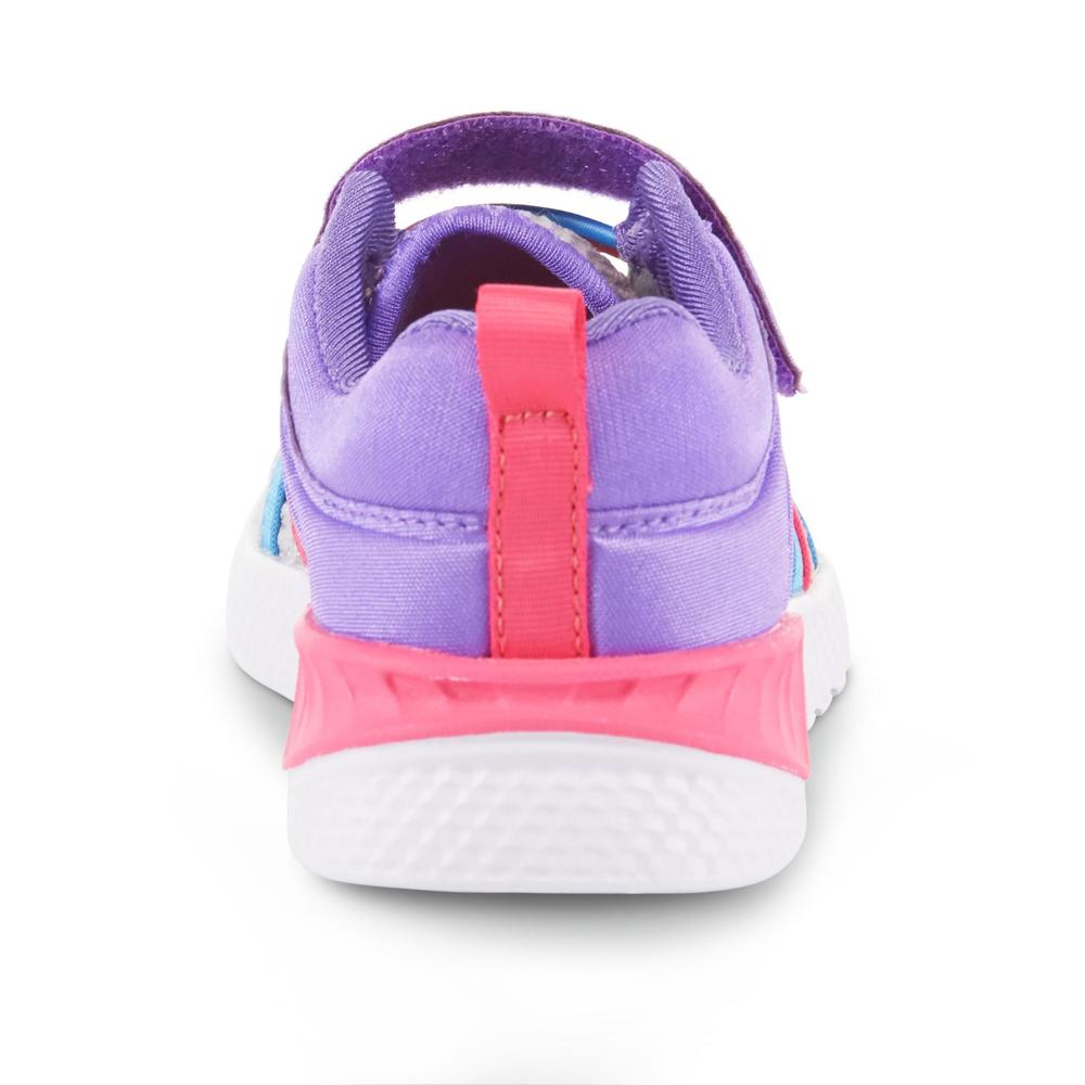 Everlast&reg; Sport Toddler Girls' Jade Sneaker - Gray/Purple/Pink