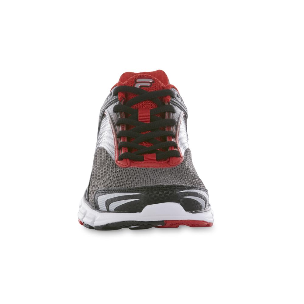 Fila Men's Maranello 3 Gray/Black/Red Running Shoe