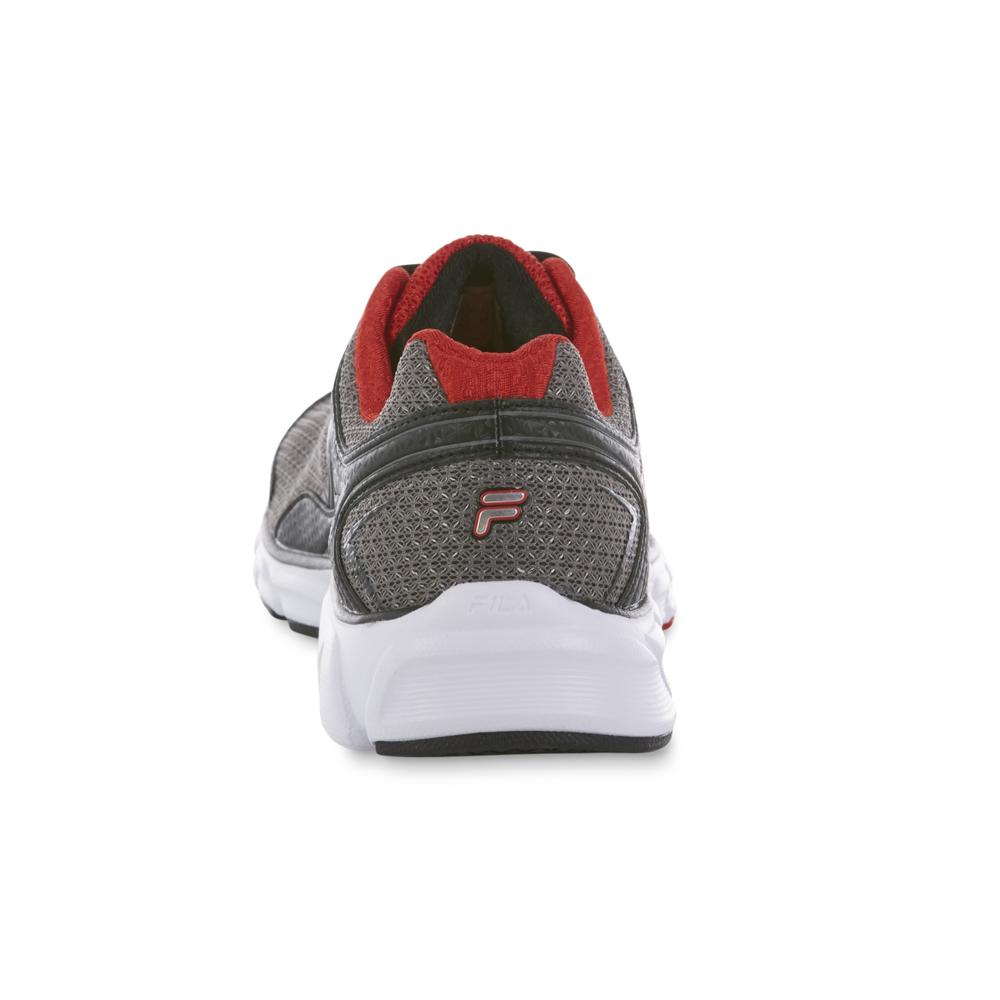Fila Men's Maranello 3 Gray/Black/Red Running Shoe