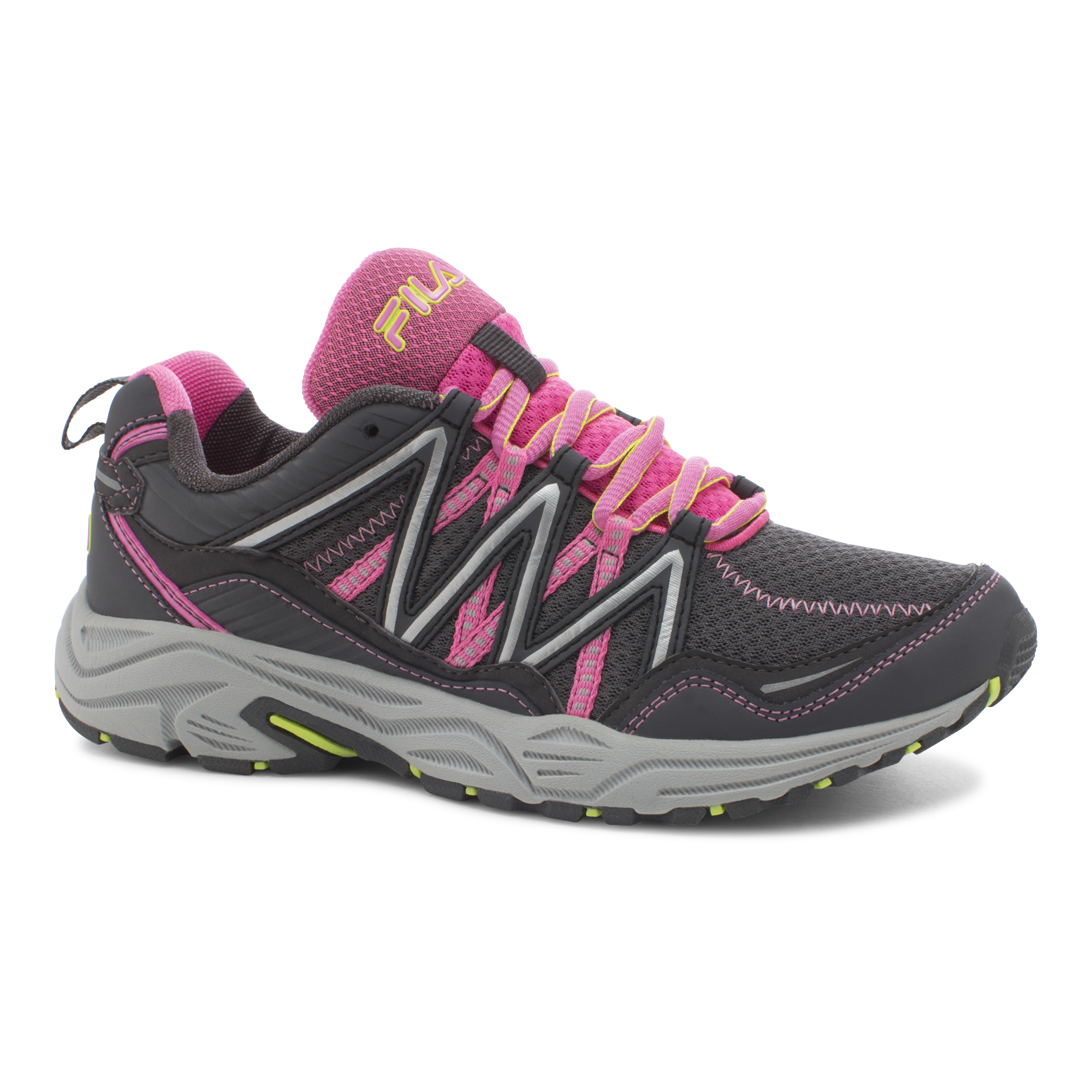 Fila Women's Headway 6 Gray/Pink Trail Running Shoe