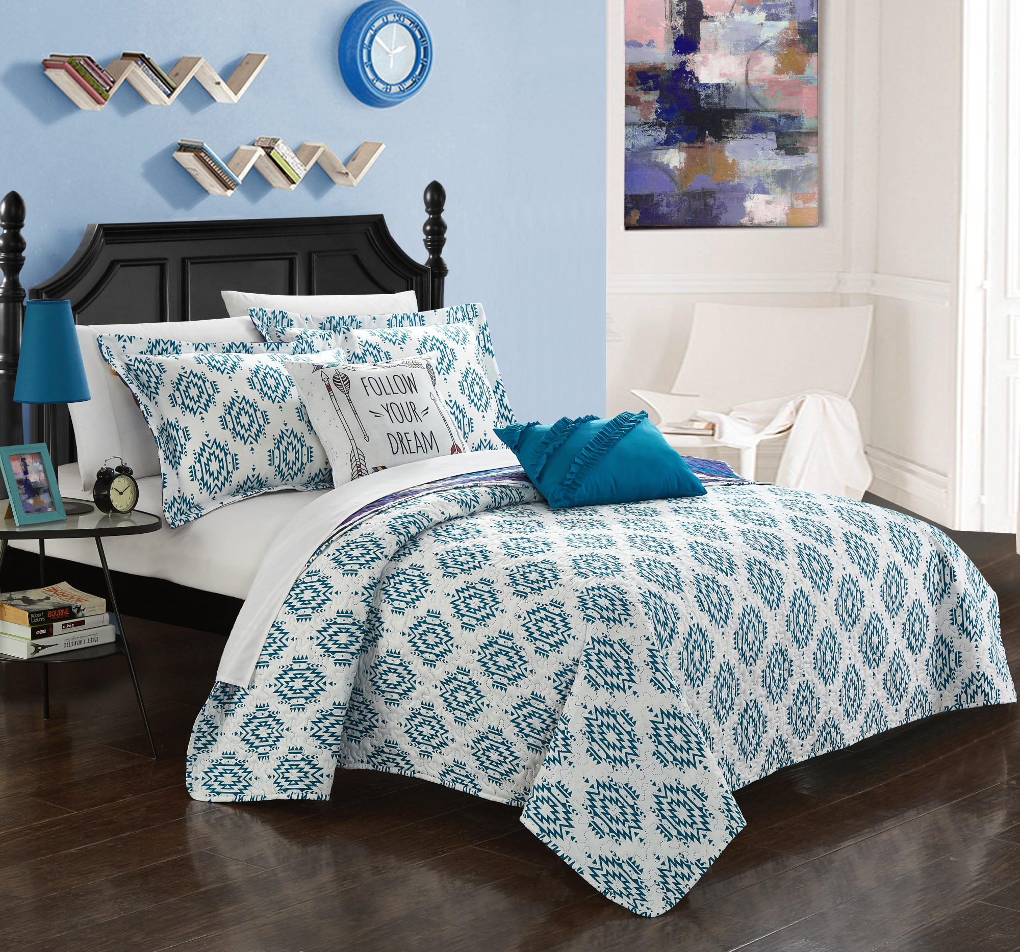 Chic Home Kammi Reversible Quilt Set