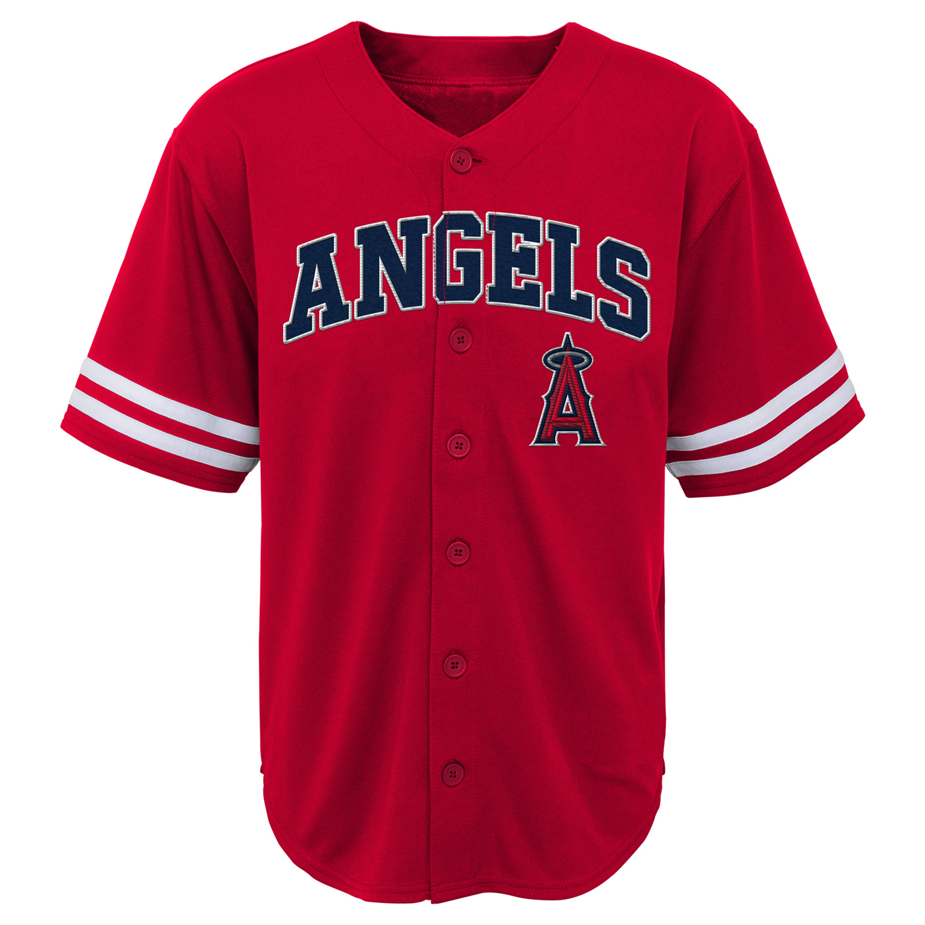 petite MLB Boys’ Short-Sleeve Jersey - Los Angeles Angels, Size: Small petite MLB Boys’ Short-Sleeve Jersey - Los Angeles Angels, Size: Small