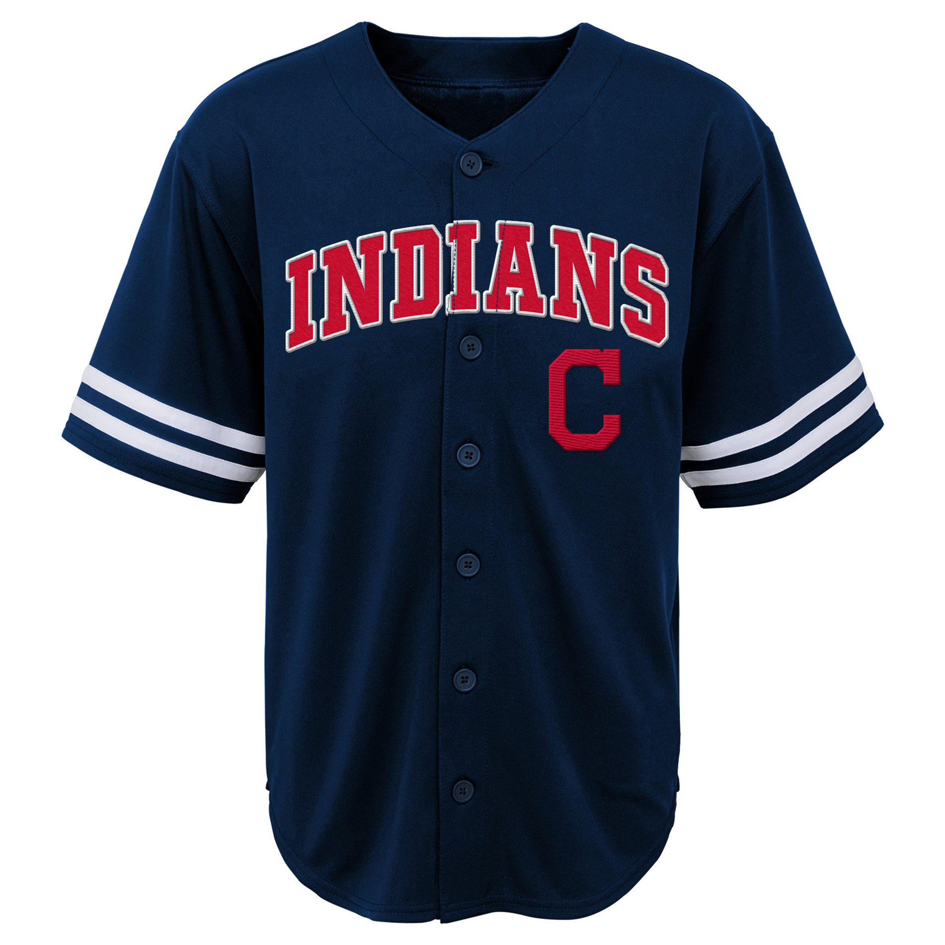 petite MLB Boys’ Short-Sleeve Jersey - Cleveland Indians, Size: Small petite MLB Boys’ Short-Sleeve Jersey - Cleveland Indians, Size: Small