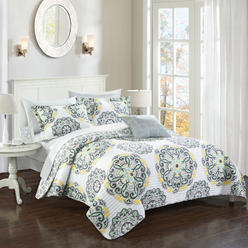 Chic Home Miranda 8 Piece Reversible Bed in a Bag Quilt Set
