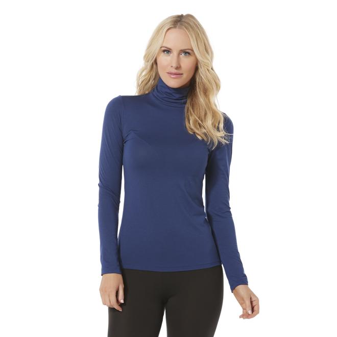 Heatlite Women's Turtleneck Thermal Shirt - Clothing, Shoes & Jewelry ...