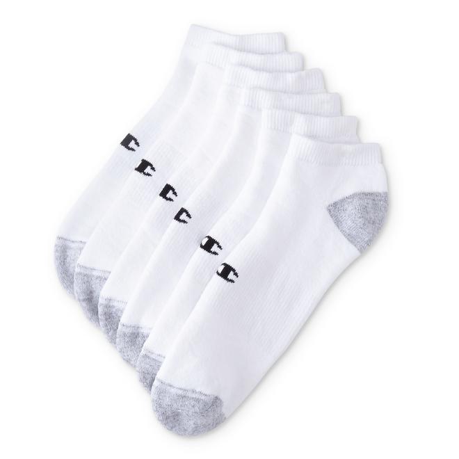 Champion Men's 6-Pairs Athletic Low-Cut Socks