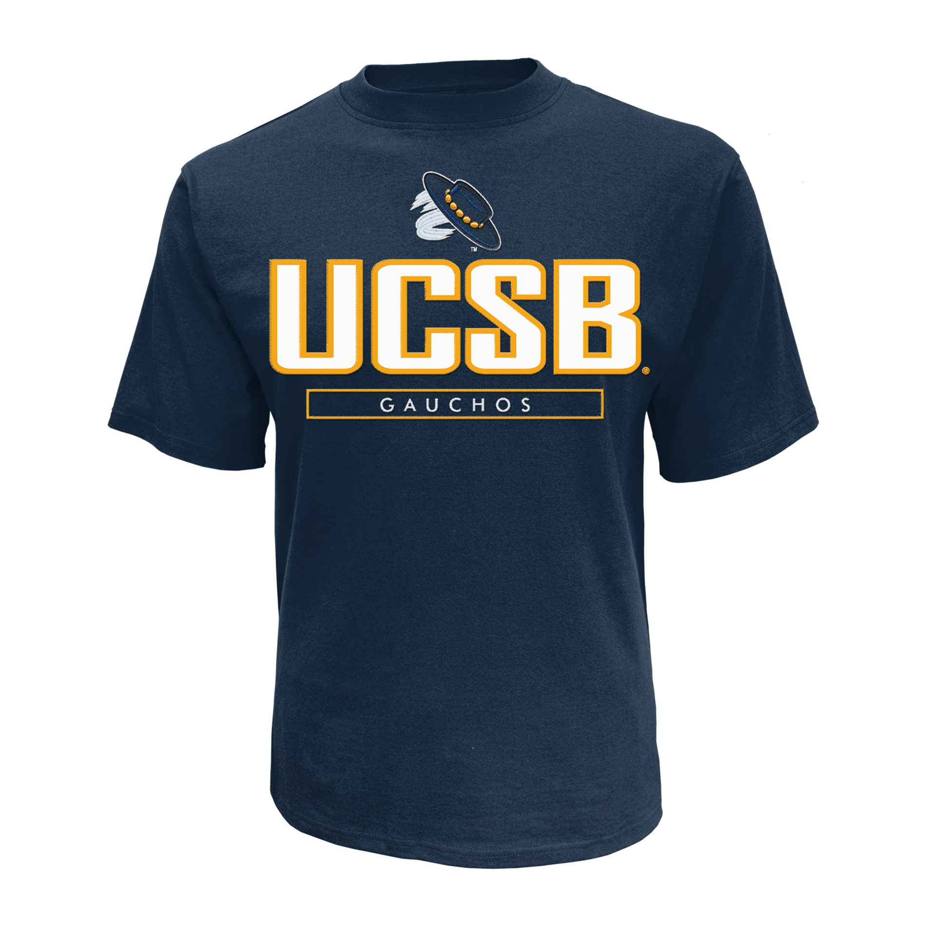 NCAA Men&#8217;s Short-Sleeve Applique T-Shirt - UC Santa Barbara Gauchos
