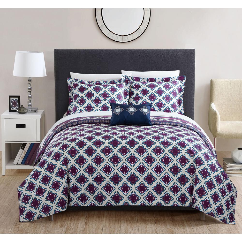 Chic Home Sati 5 Piece Reversible Comforter Set