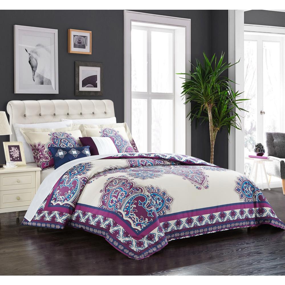 Chic Home Sati 5 Piece Reversible Comforter Set