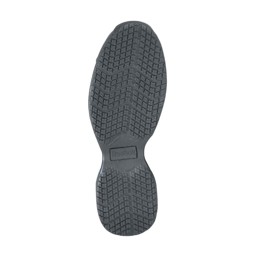 Reebok Work Men's Jorie Slip Resistant Work Oxford RB1100 Wide Width Available - Black