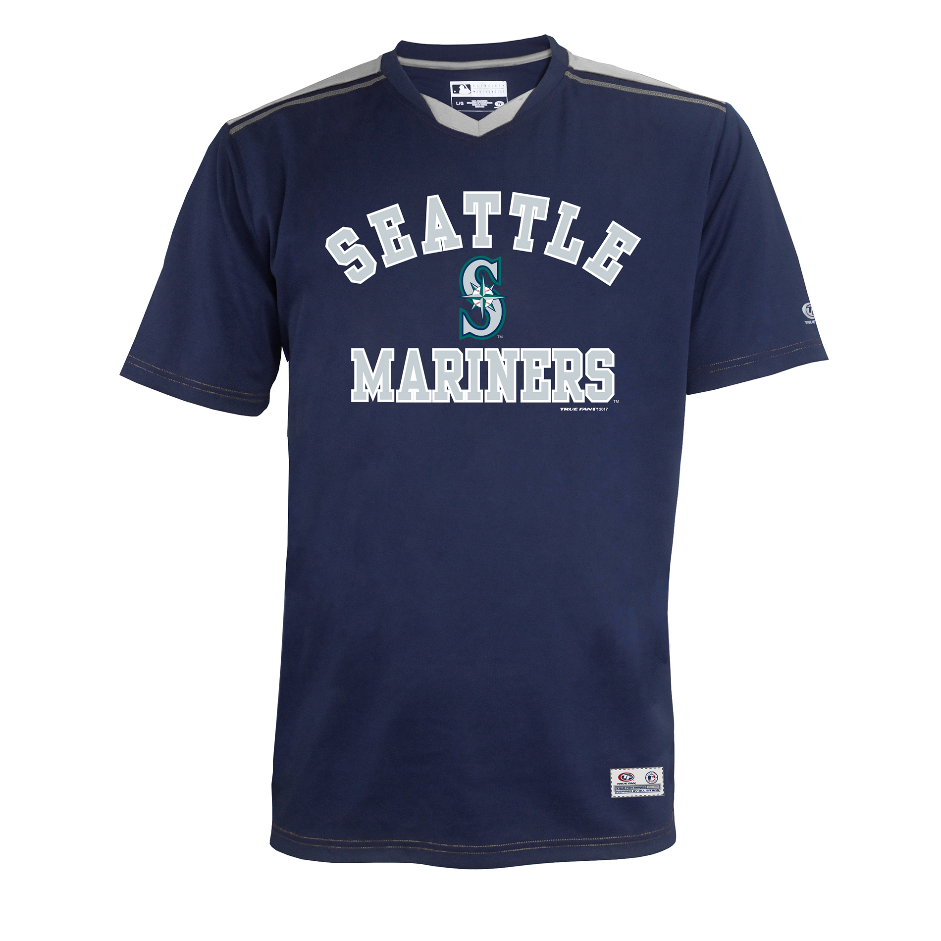 MLB Men’s V-Neck Jersey - Seattle Mariners, Size: Medium MLB Men’s V-Neck Jersey - Seattle Mariners, Size: Medium