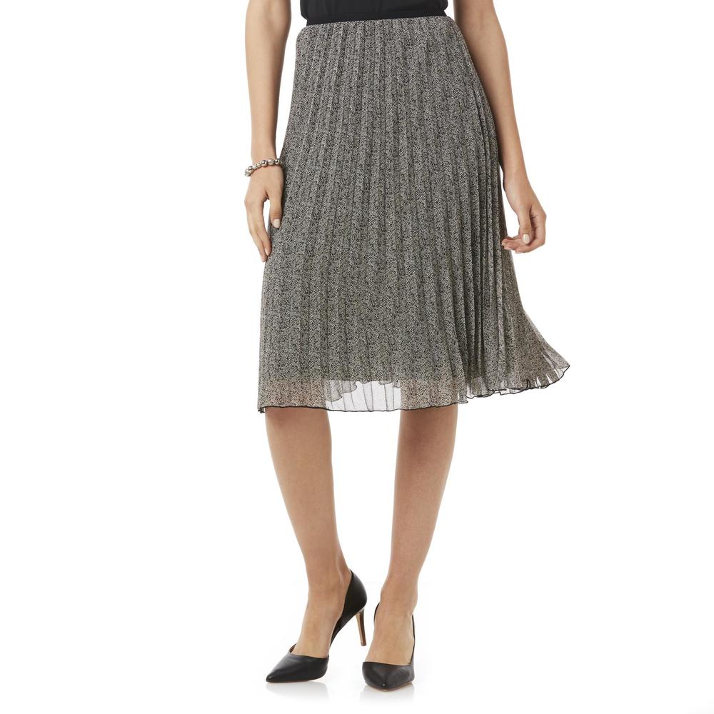 Covington Women's Midi Skirt - Abstract