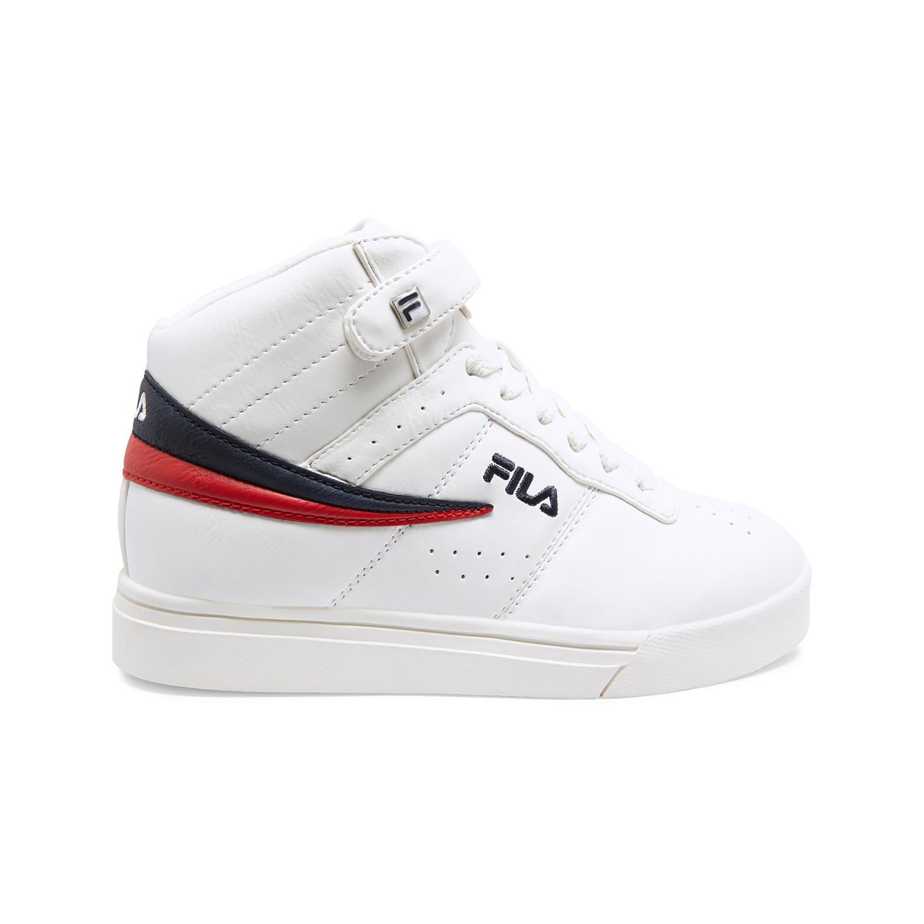 Fila Boys' Vulc 13 High-Top Sneaker - White/Red/Blue | Shop Your Way ...