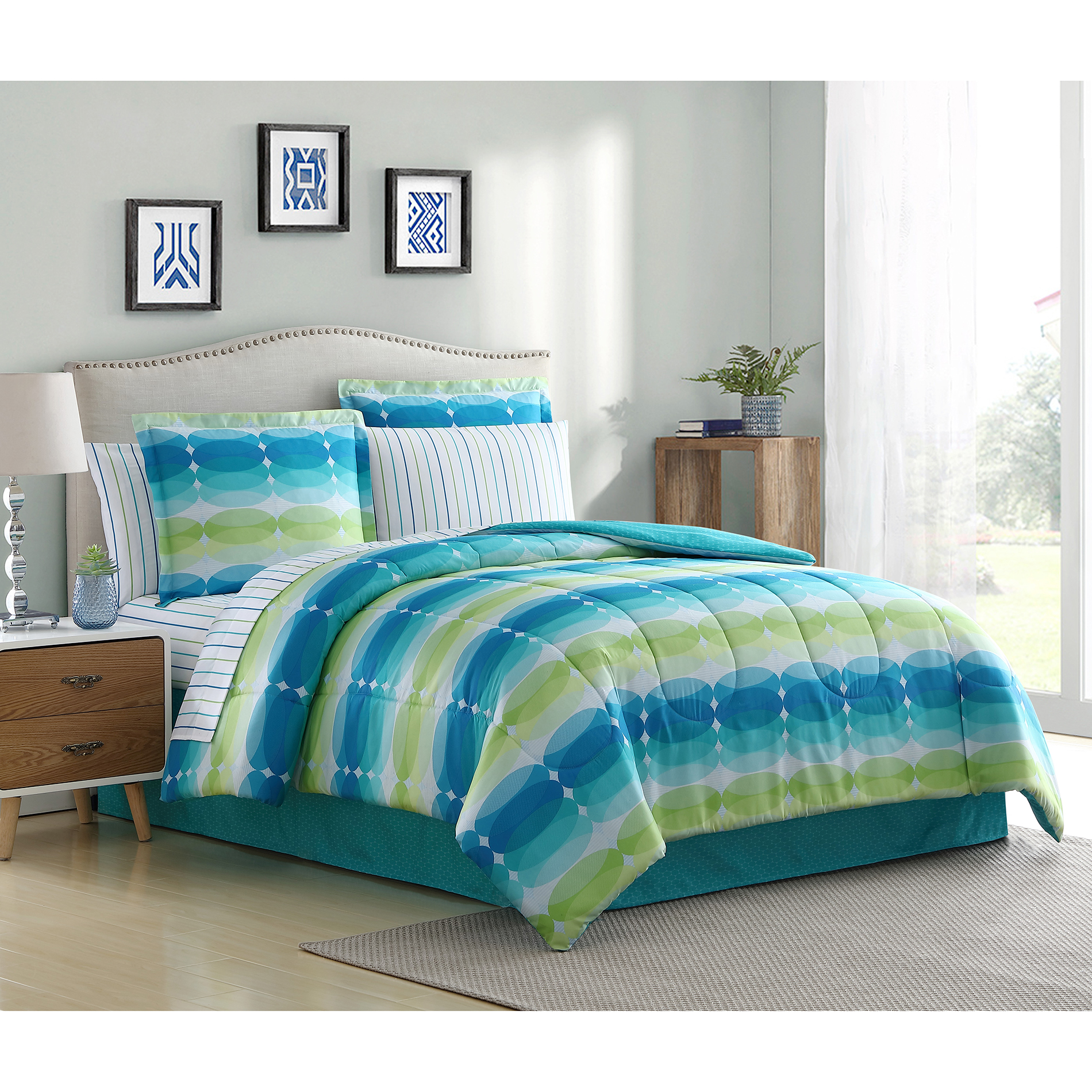 Essential Home Complete Bed Set - Morris