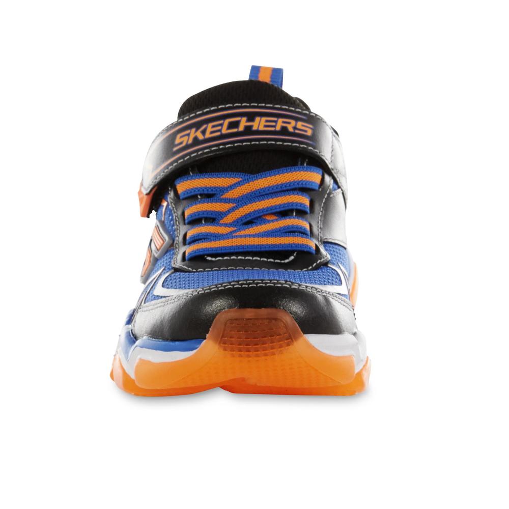 Skechers Boy's Skech-Air 3.0 Rupture Blue/Orange Running Shoe