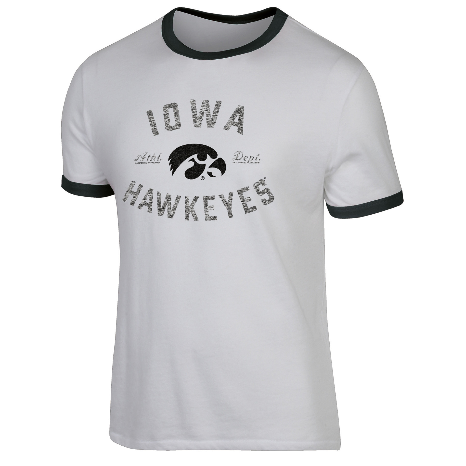 NCAA Men’s Iowa Hawkeyes Classic Fit Ringer T-Shirt, Size: Medium NCAA Men’s Iowa Hawkeyes Classic Fit Ringer T-Shirt, Size: Medium