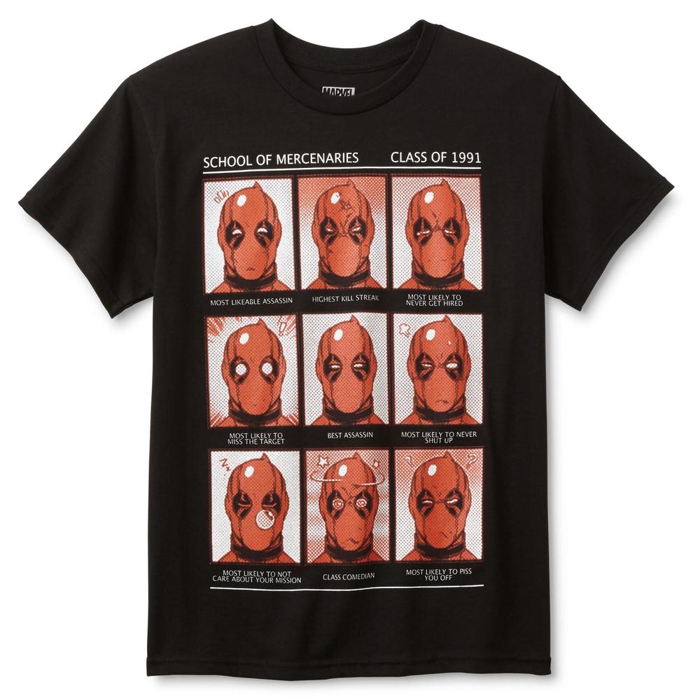 Marvel Deadpool Young Men's Graphic T-Shirt - Class Picture