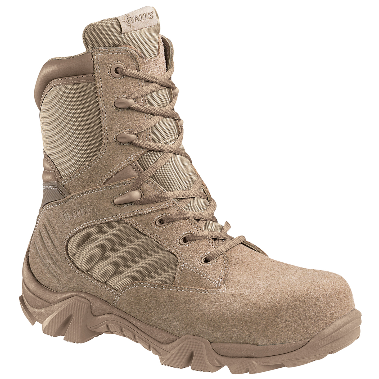 Bates Men's GX-8 Desert Composite Toe Side Zip Boot E02276 Wide Width ...
