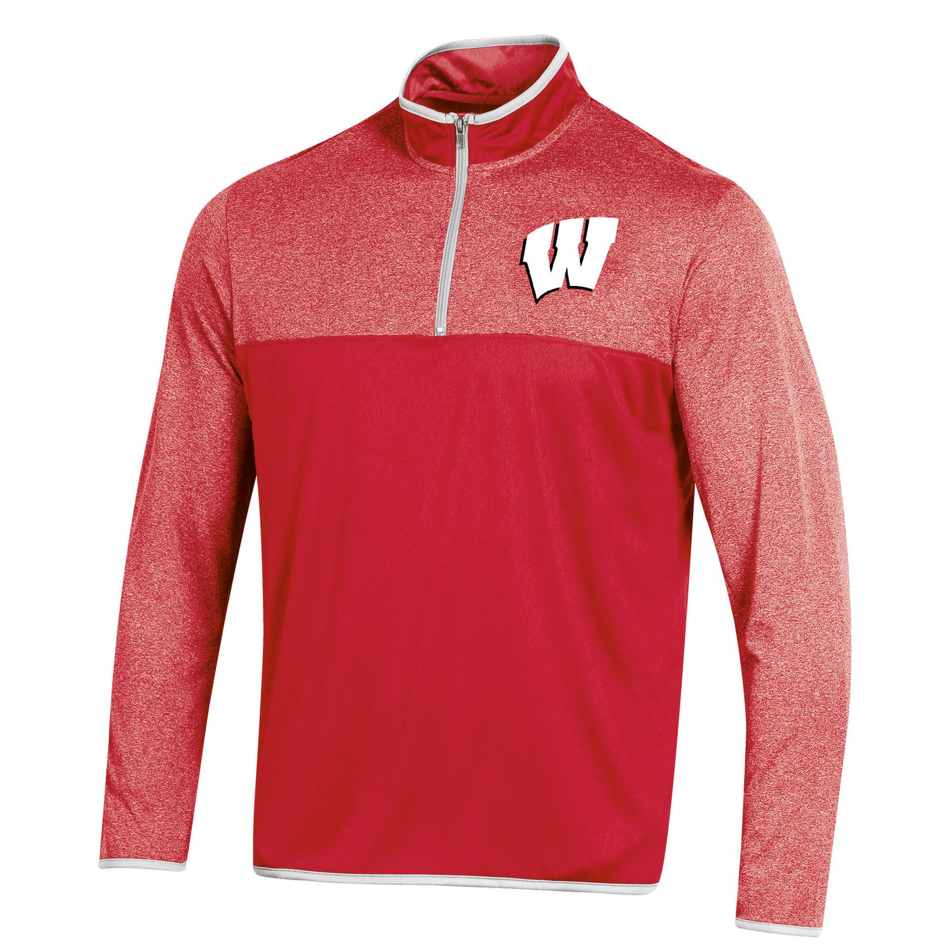 NCAA Men’s Logo Long-Sleeve Pullover - Wisconsin Badgers