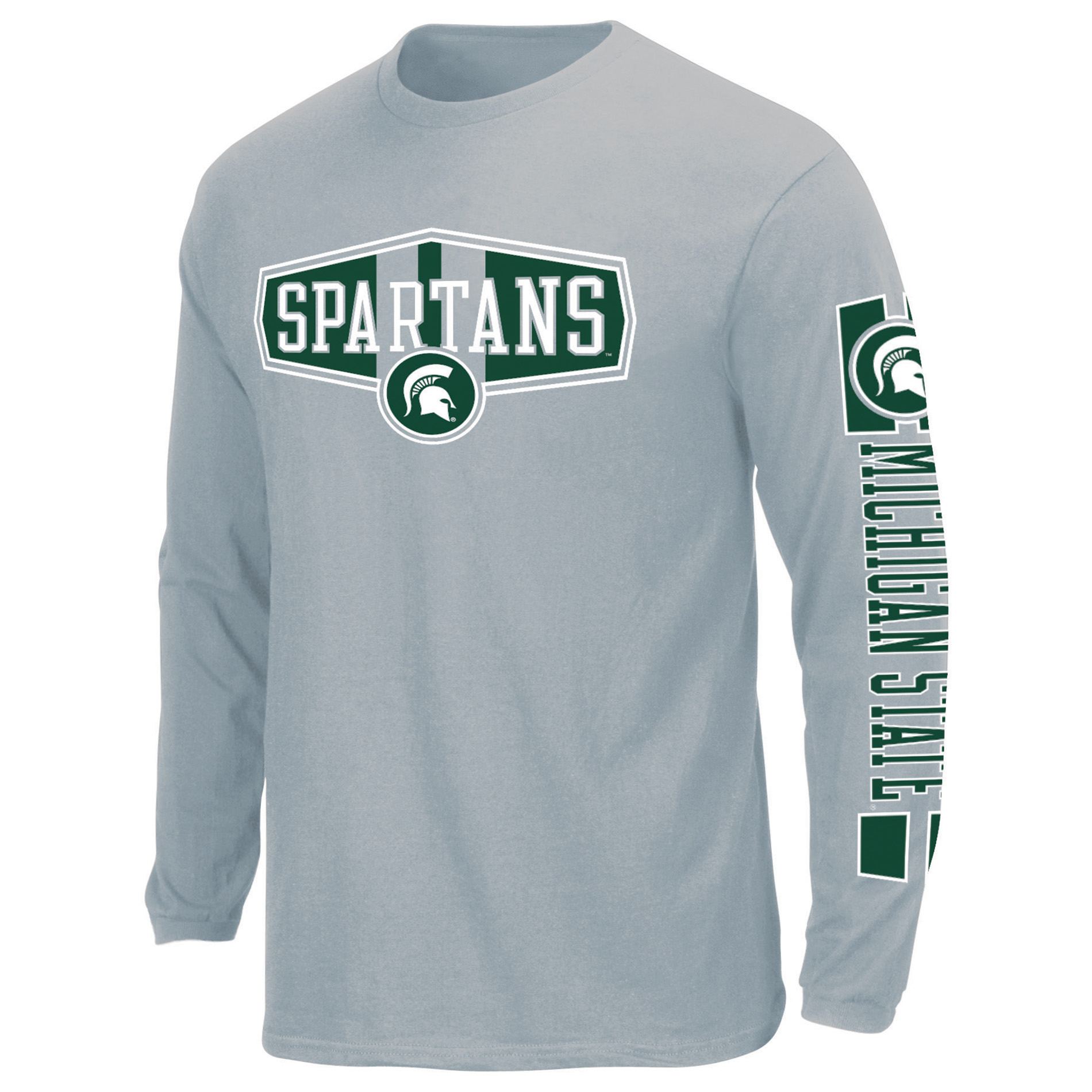 NCAA Men’s Michigan State Spartans Long-Sleeve Graphic T-Shirt