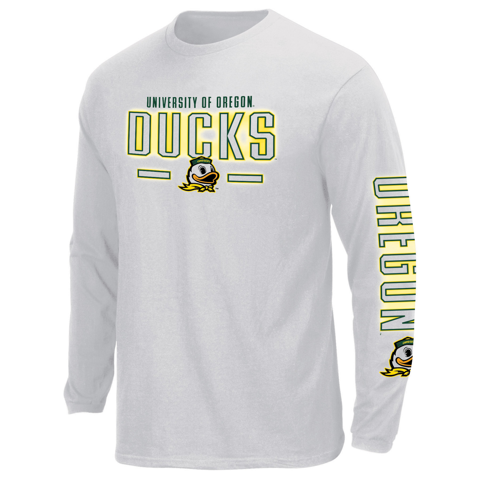 NCAA Men’s Oregon Ducks Long-Sleeve Graphic T-Shirt