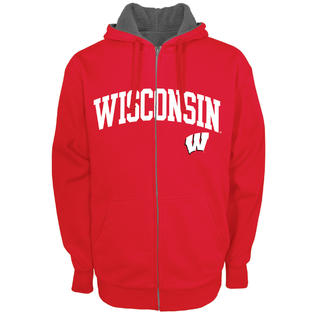 wisconsin badgers sherpa pullover