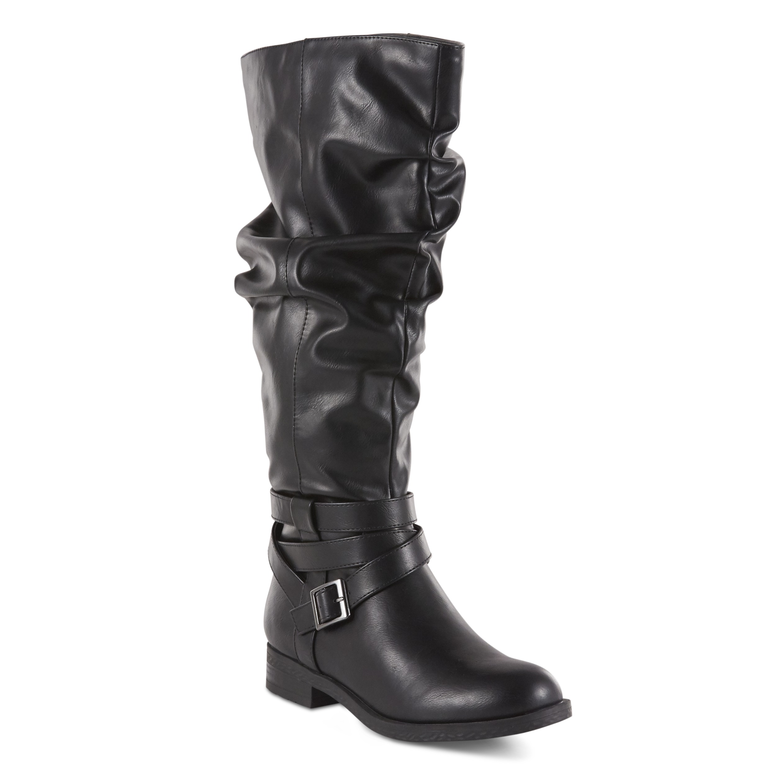 SM New York Juniors' Cornelia Tall Boot - Black, Wide Width Available ...