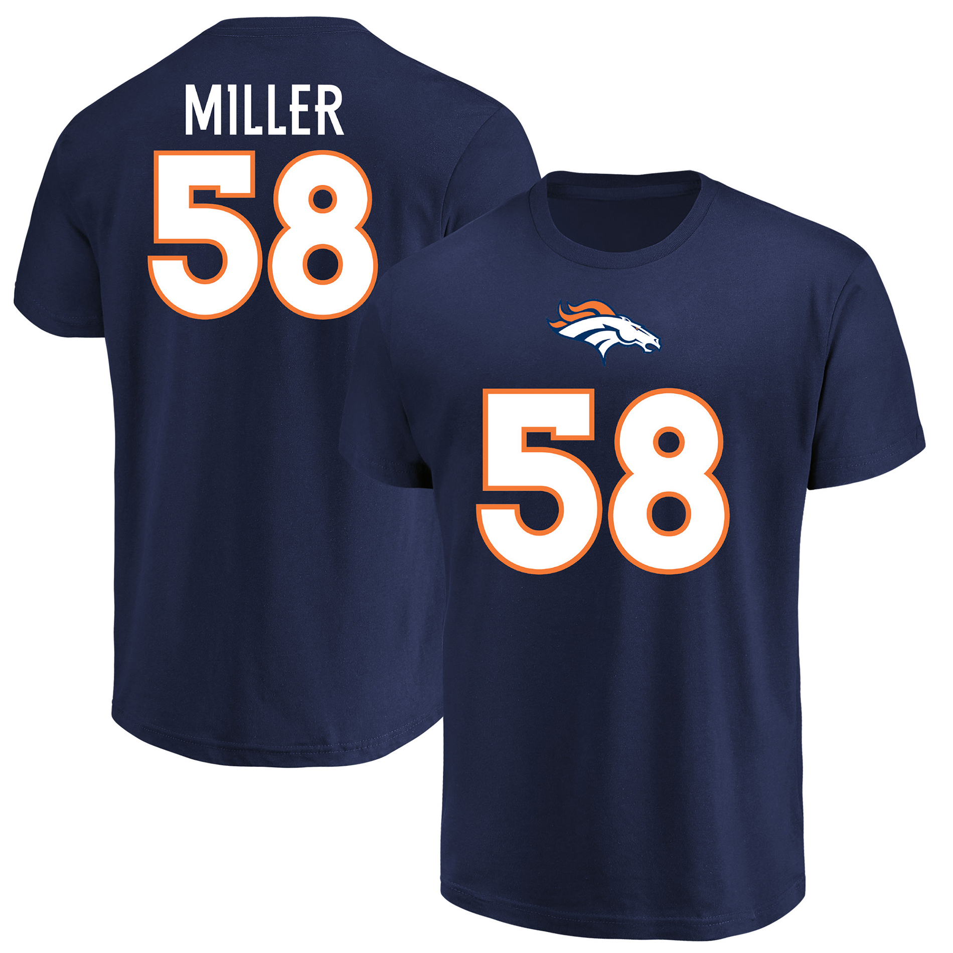 NFL Men&#8217;s Denver Broncos T-Shirt - Von Miller