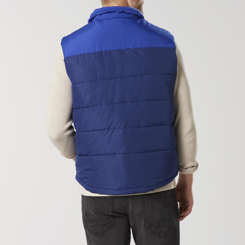 Outdoor Life Men's Puffer Vest - Colorblock