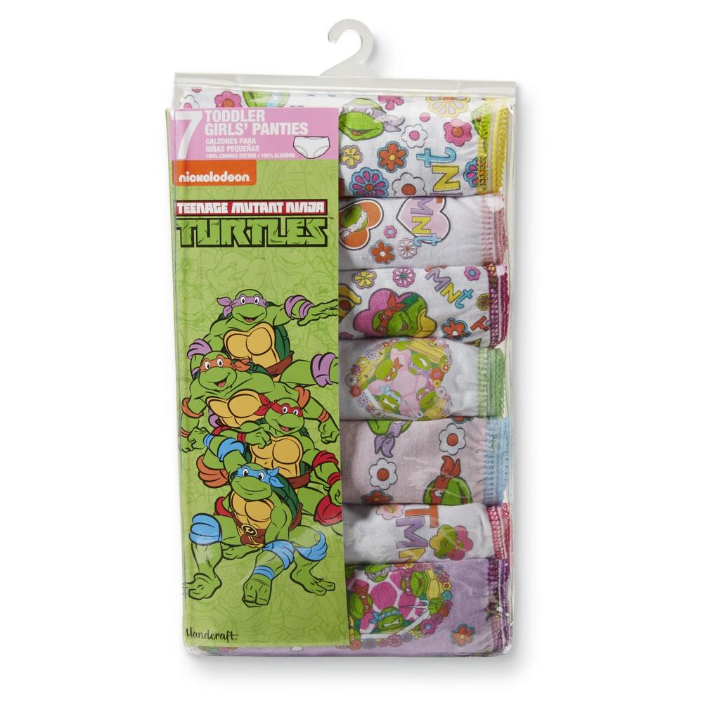 Nickelodeon Teenage Mutant Ninja Turtles Toddler Girl's 7-Pairs Panties
