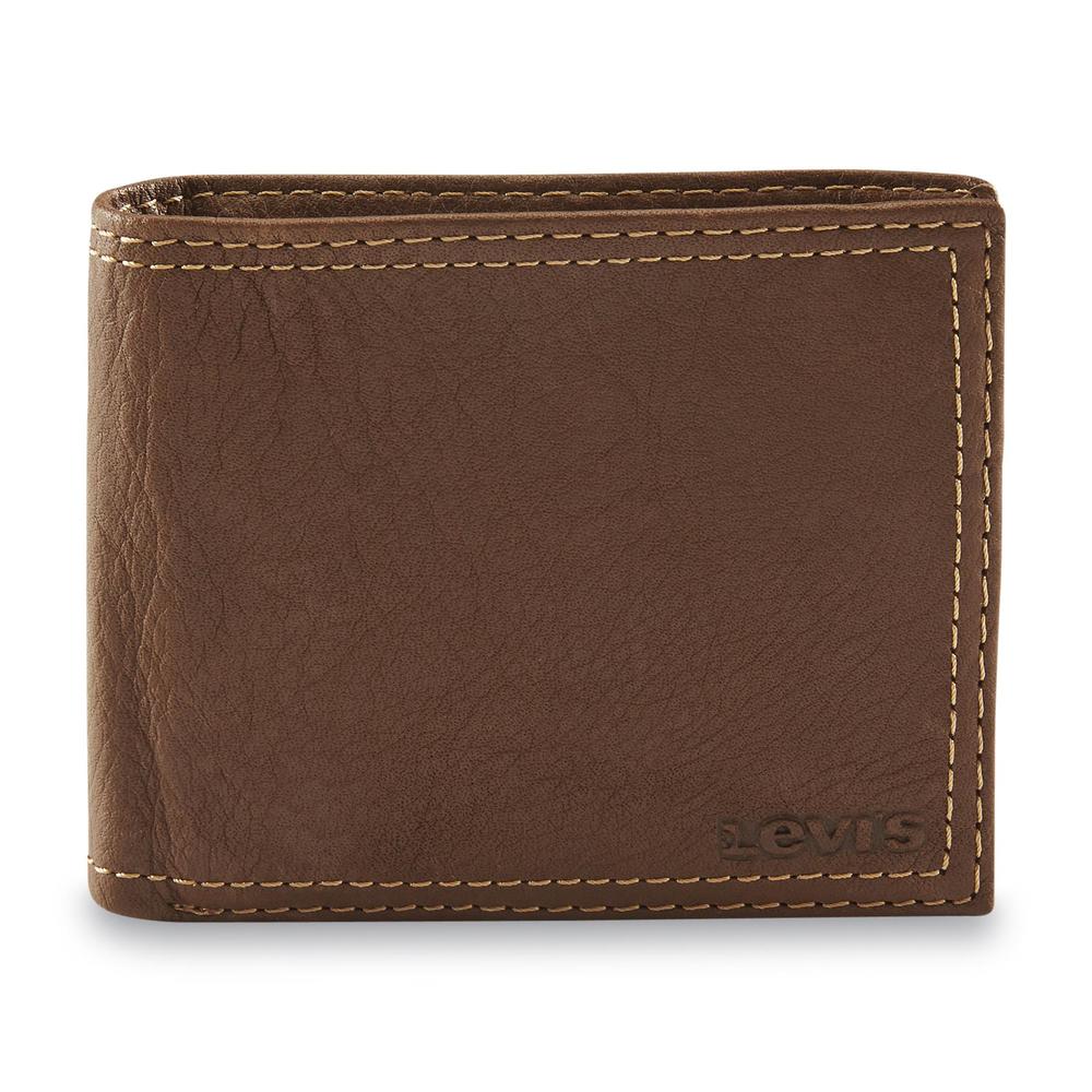 Levi's Men's Genuine Leather Bi-Fold Wallet