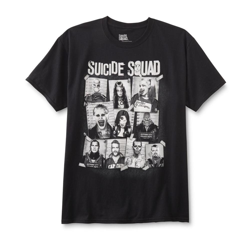DC Comics Suicide Squad Young Men's Graphic T-Shirt - Mug Shots