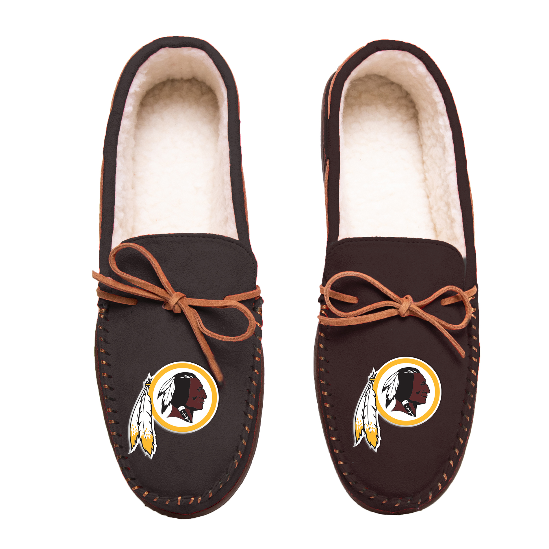 NFL Men’s Team Color Big Logo Moccasins - Washington Redskins, Size: Large NFL Men’s Team Color Big Logo Moccasins - Washington Redskins, Size: Large