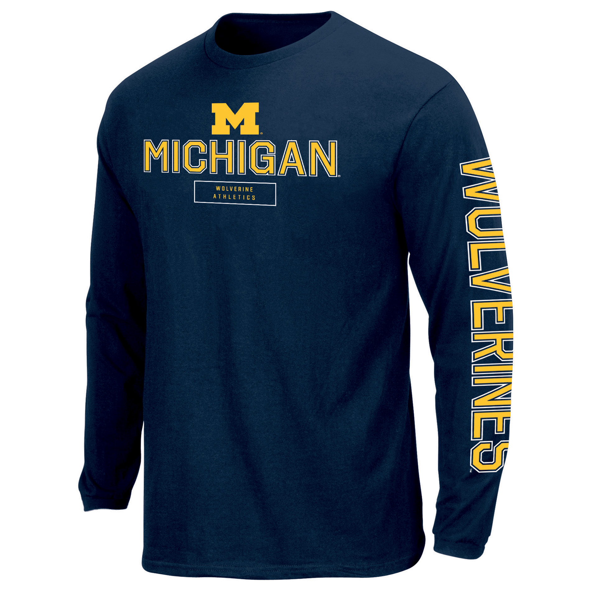 NCAA Men’s Long-Sleeve T-Shirt - Michigan Wolverines