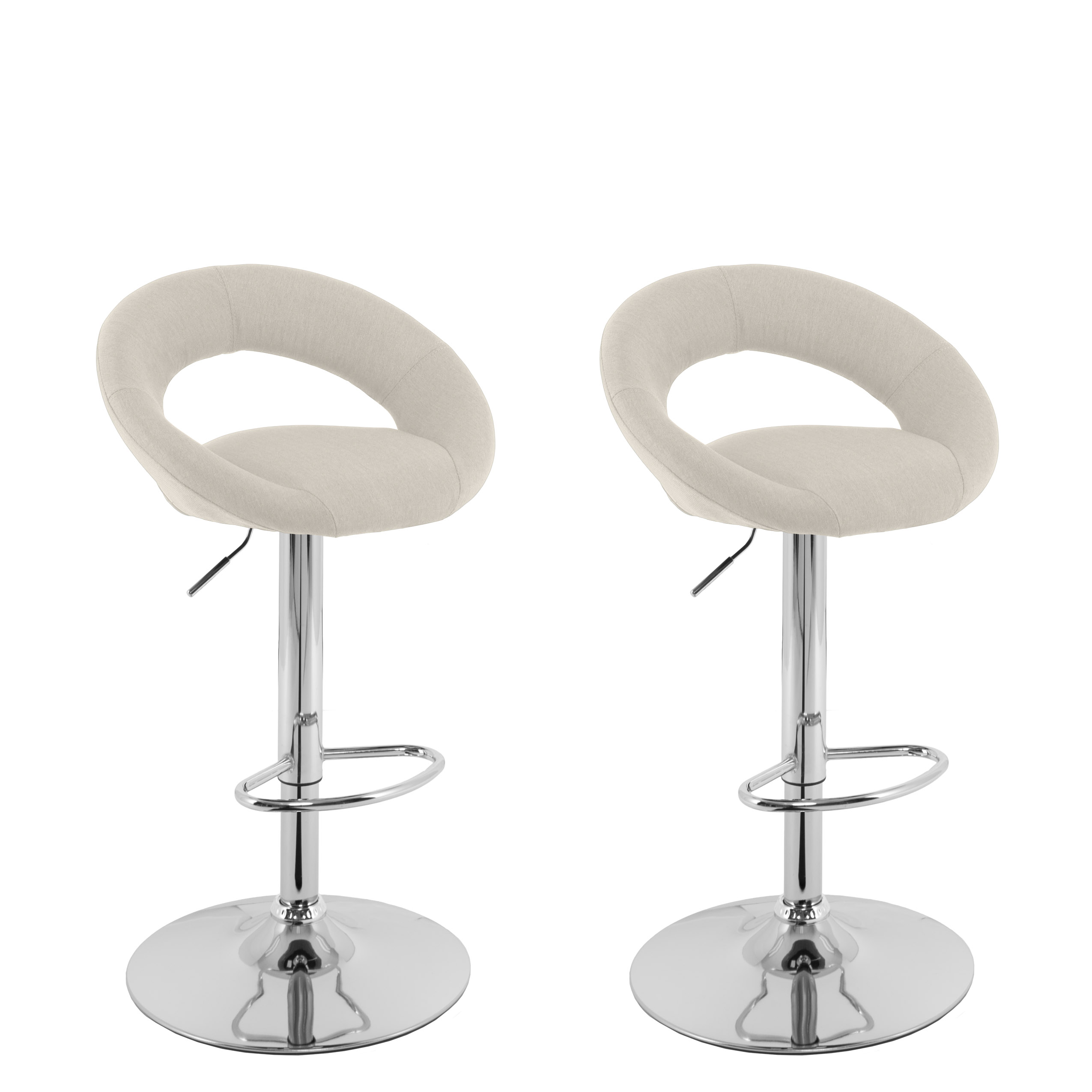 CorLiving Round Open Back Fabric Adjustable Barstool, set of 2, Dark Blue;Dark Grey;Olive Green;Dark Brown;Blue Grey;Oatmeal;Light Grey;Light Brown;Me CorLiving Round Open Back Fabric Adjustable Barstool, set of 2, Dark Blue;Dark Grey;Olive Green;Dark Brown;Blue Grey;Oatmeal;Light Grey;Light Brown;Me