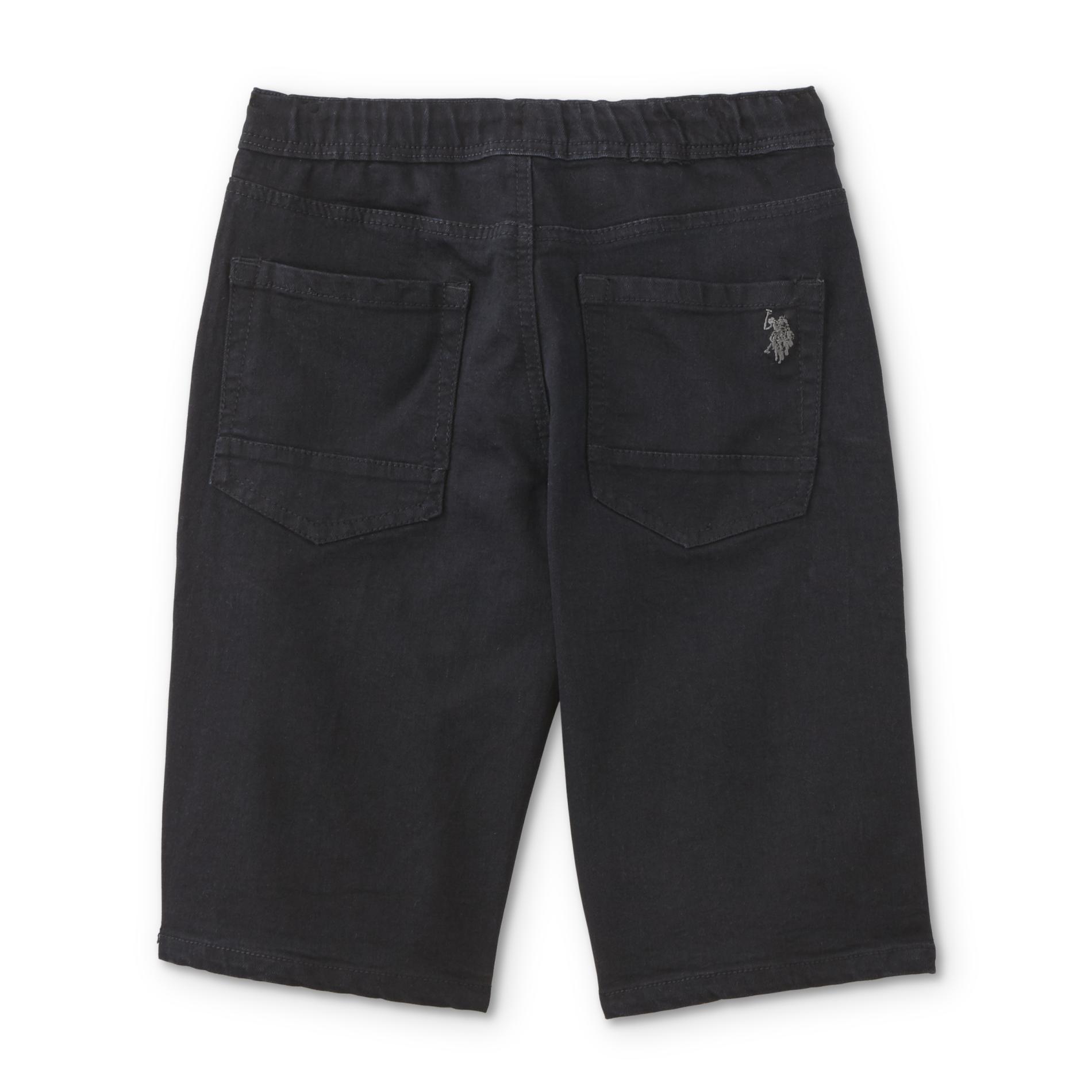 us polo denim shorts