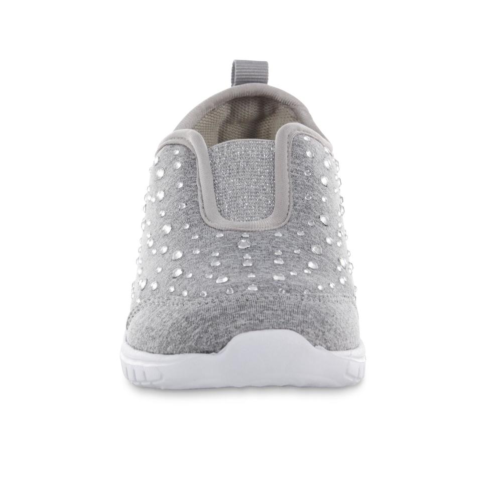 Canyon River Blues Girl's Krystal Gray Embellished Athleisure Sneaker